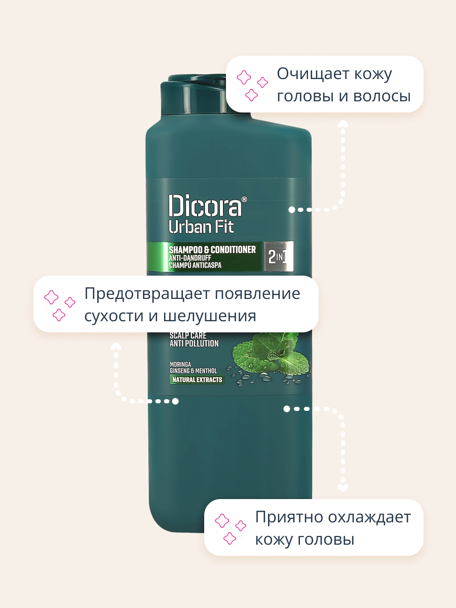 Шампунь DICORA URBAN FIT - фото 3