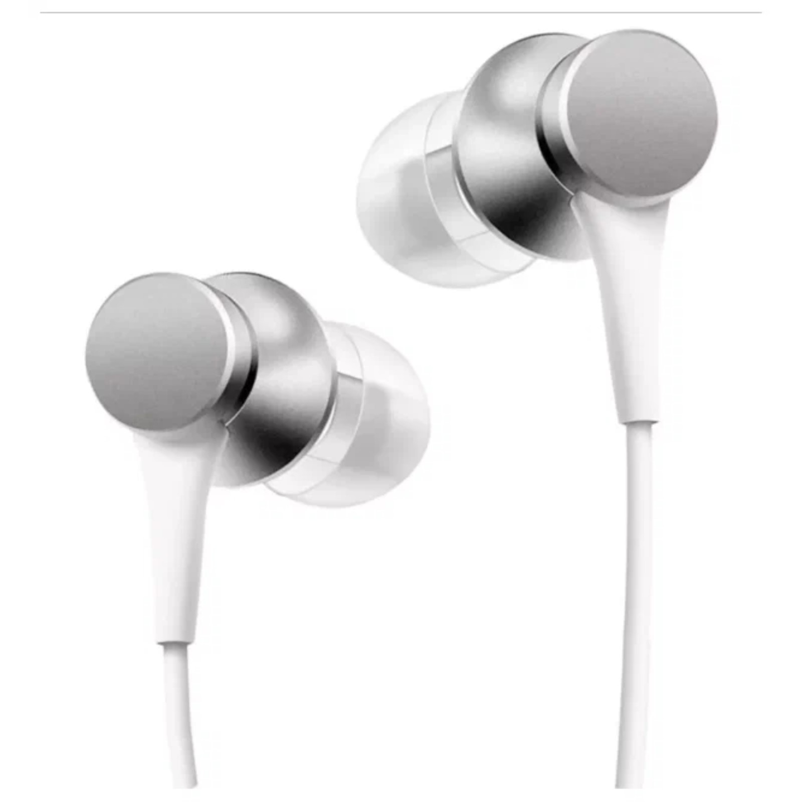 Наушники XIAOMI Mi In-Ear Basic вакуумные микрофон 32 Ом 3.5 мм 1.25 м серебристые - фото 4