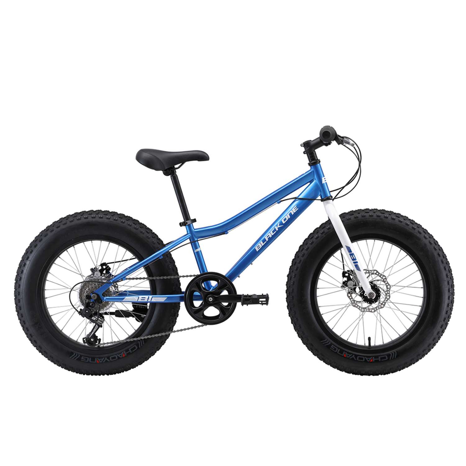 Велосипед Black one Monster 20 D синий/серебристый - фото 1