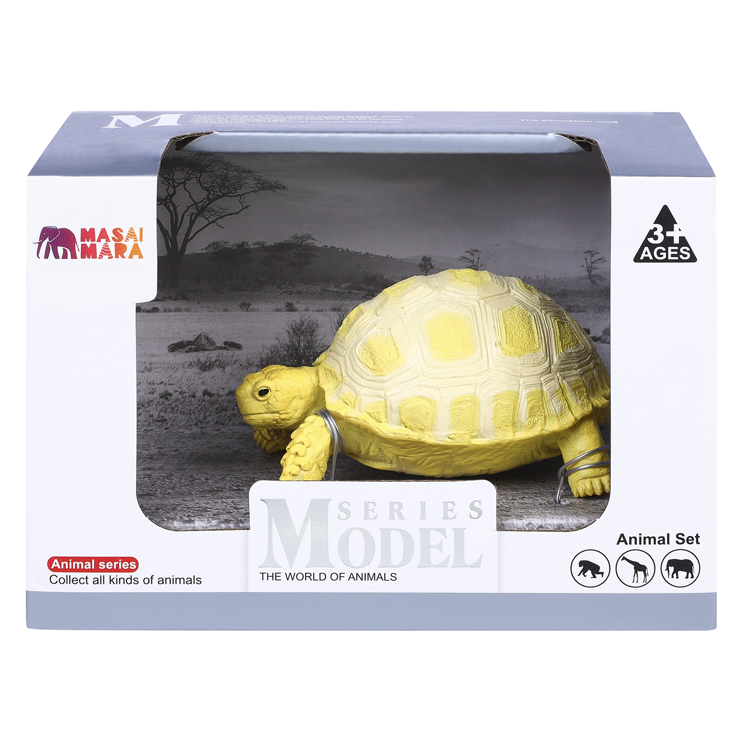 Игрушка фигурка Masai Mara Египетская черепаха Мир диких животных MM218-374 - фото 6