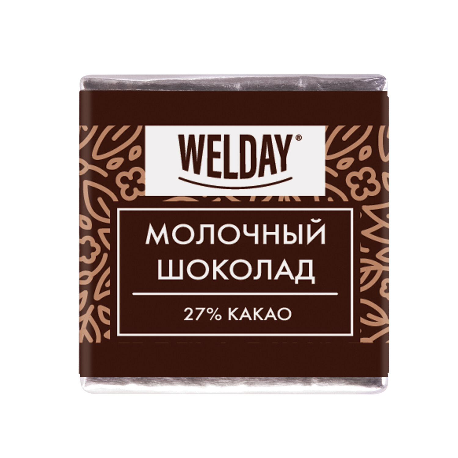 Шоколад порционный WELDAY плиточный молочный 160 плиток - фото 9