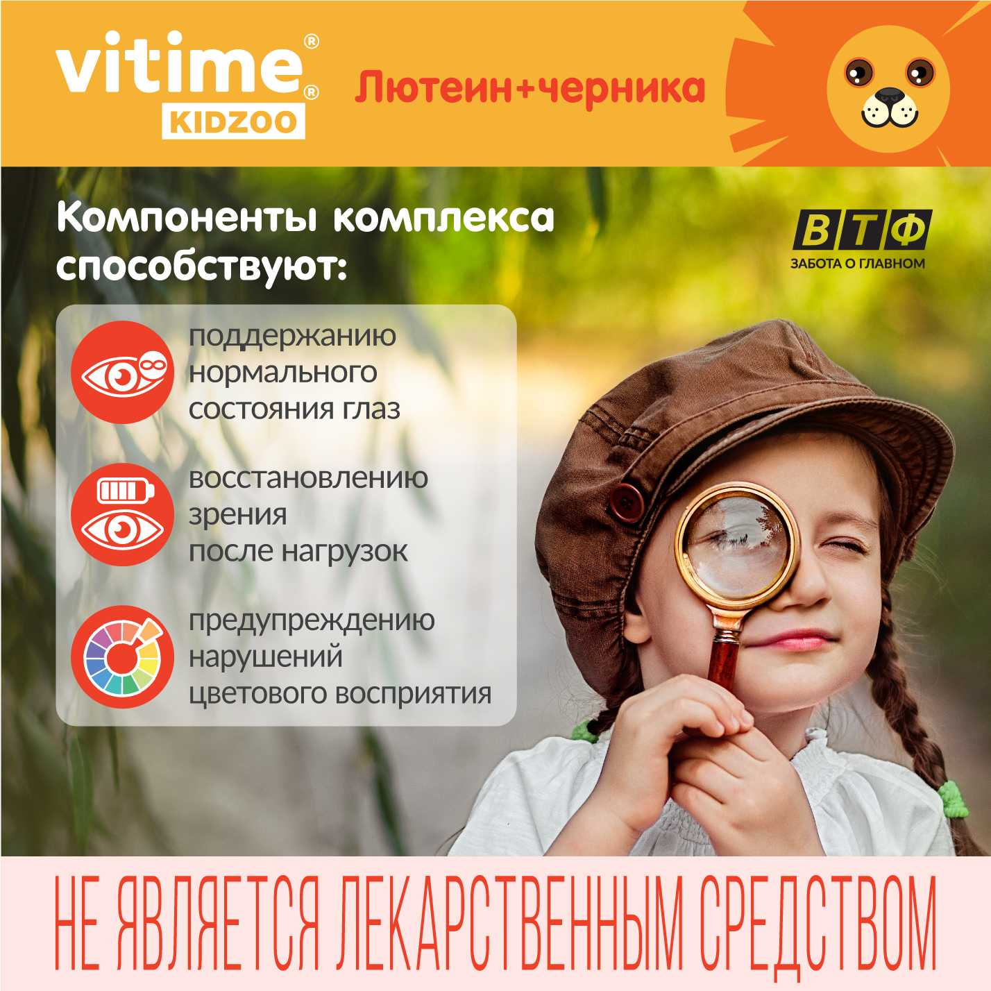 KidZoo Зрение Vitime жевательные таблетки №60 - фото 2