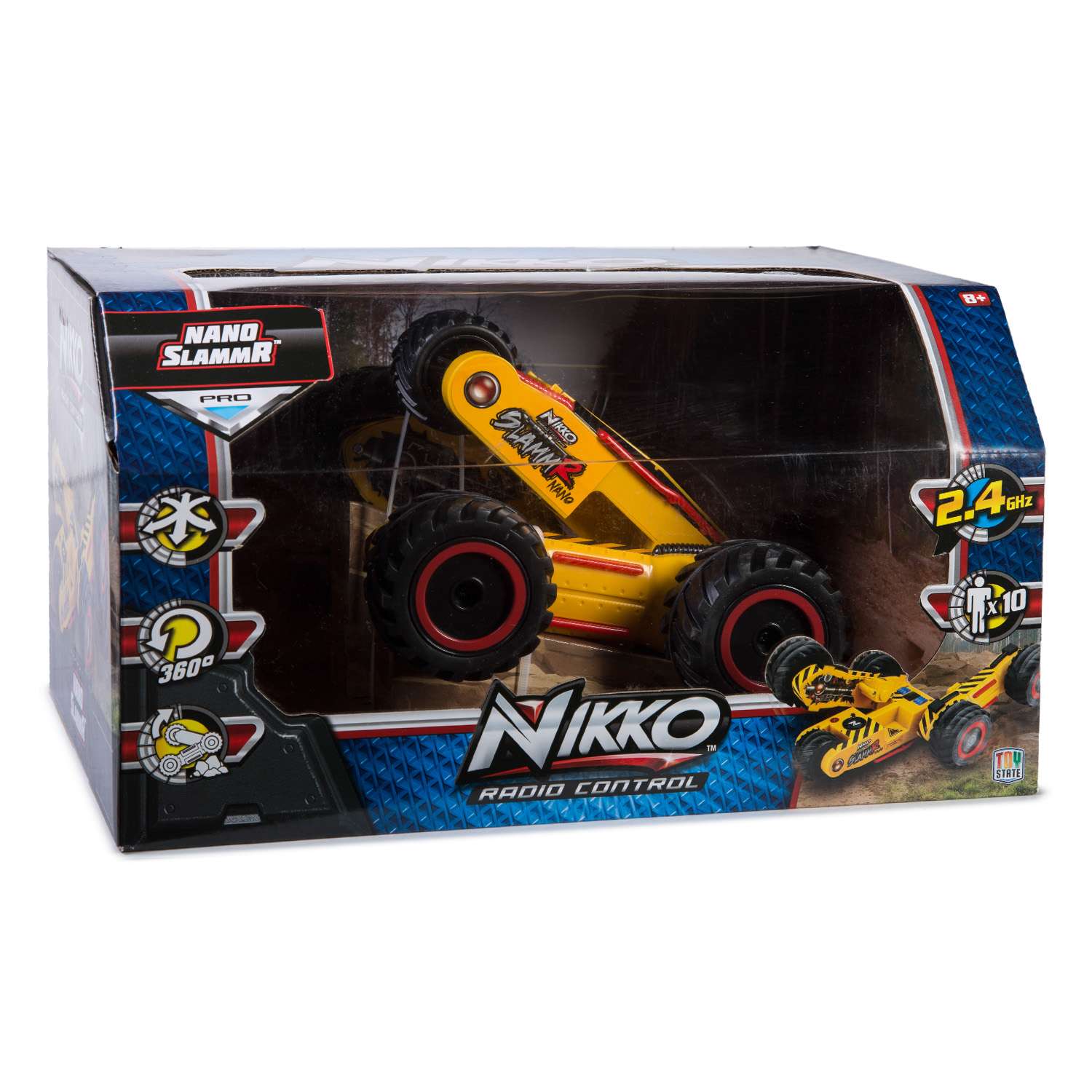 Машинка р/у Nikko Nano SlammR™ -Yellow - фото 3