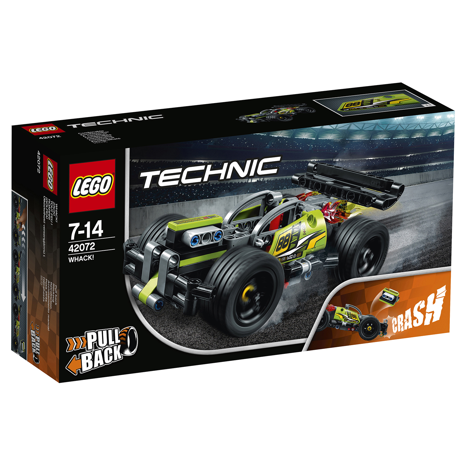 Конструктор LEGO Зеленый гоночный автомобиль Technic (42072) купить по цене  1499 ₽ в интернет-магазине Детский мир