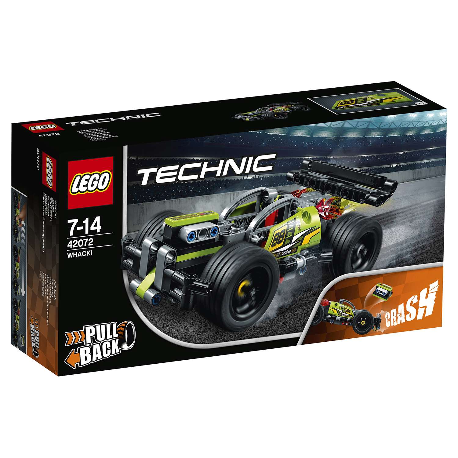 Конструктор LEGO Зеленый гоночный автомобиль Technic (42072) - фото 2
