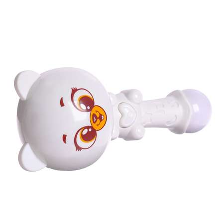Музыкальная игрушка Zabiaka «Милый мишка» звук свет цвет белый