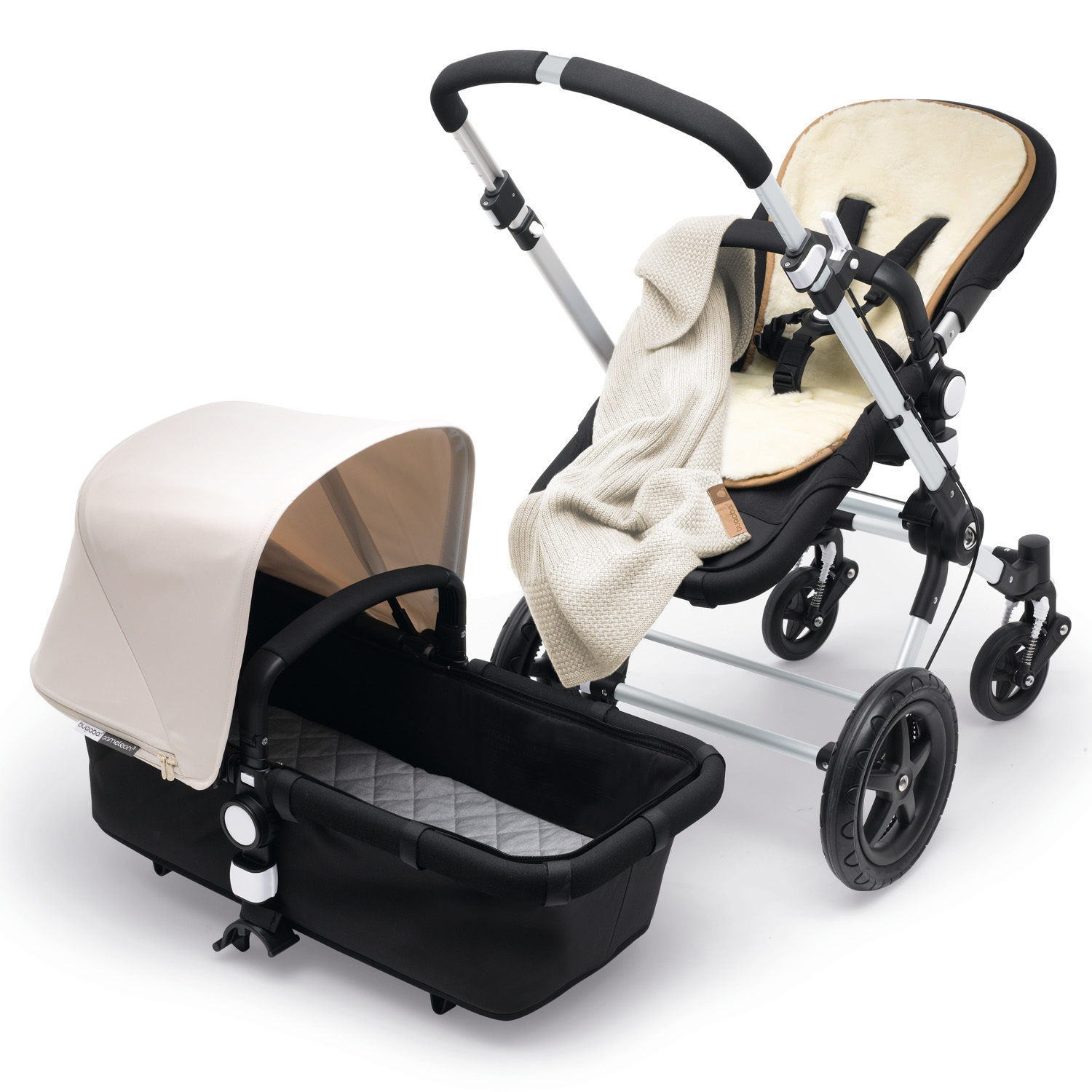 Одеяло Bugaboo Wool Off White Melange - фото 3