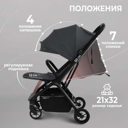 Коляска прогулочная Sweet Baby Colibri Grey