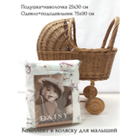 Комплект в коляску Daisy 75х90см Зайчата на вело