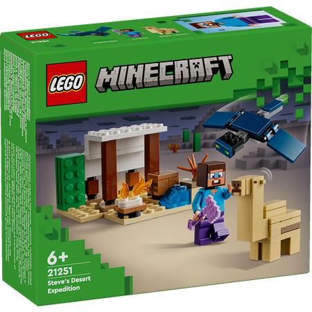 Конструктор LEGO Minecraft Экспедиция Стива по пустыне 21251