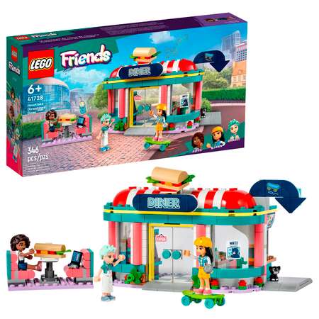 Конструктор детский LEGO Friends Закусочная в центре 41728