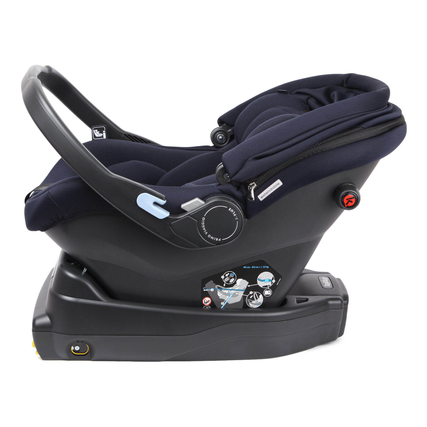 Автокресло Peg-Perego 0+ Primo Viaggio i-Size Navy IMSZ000000DX51TP41 - фото 3