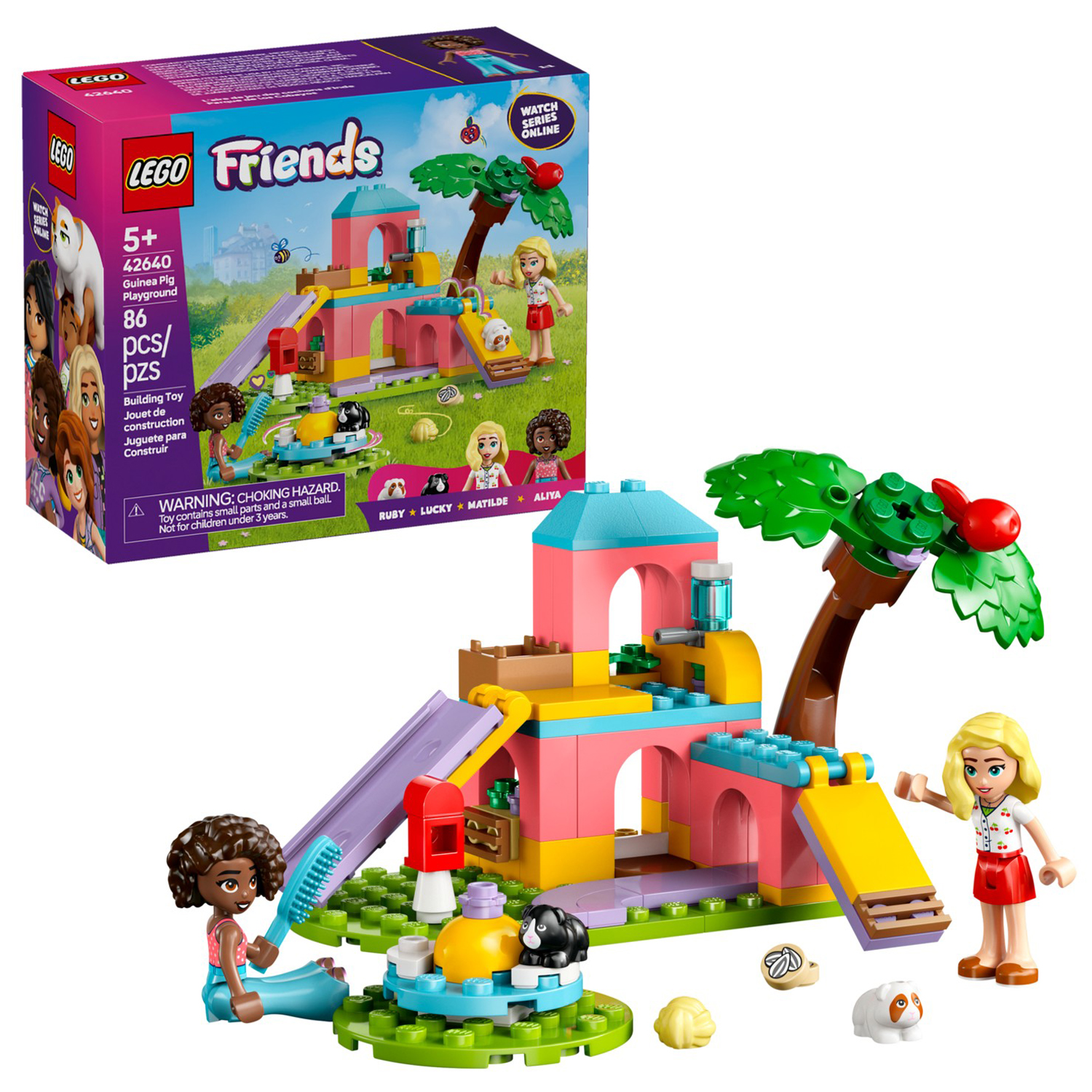 Конструктор детский LEGO Friends Игровая площадка для морских свинок - фото 1