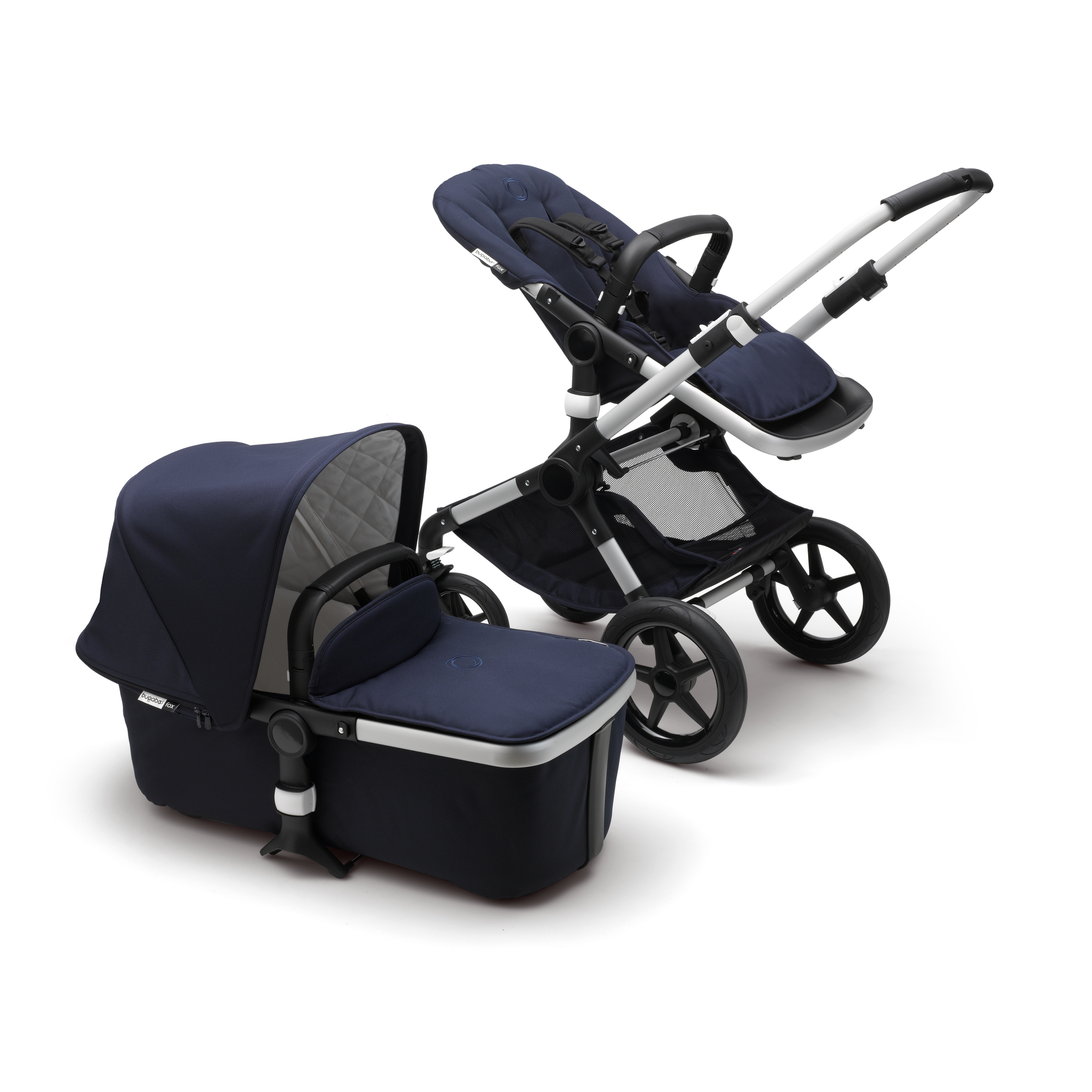 2 1 Bugaboo Fox Classic Complete Alu dark navy 239170AA01 95089