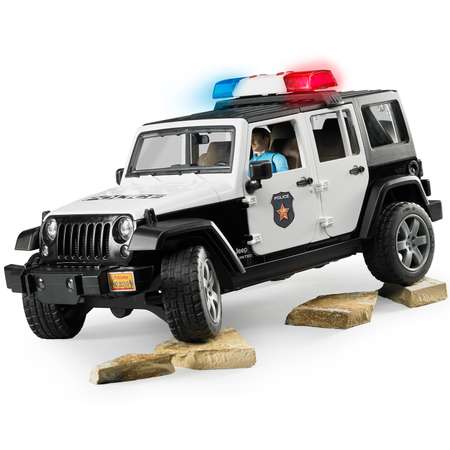 Внедорожник Bruder Jeep Wrangler Unlimited Rubicon Полиция с фигуркой