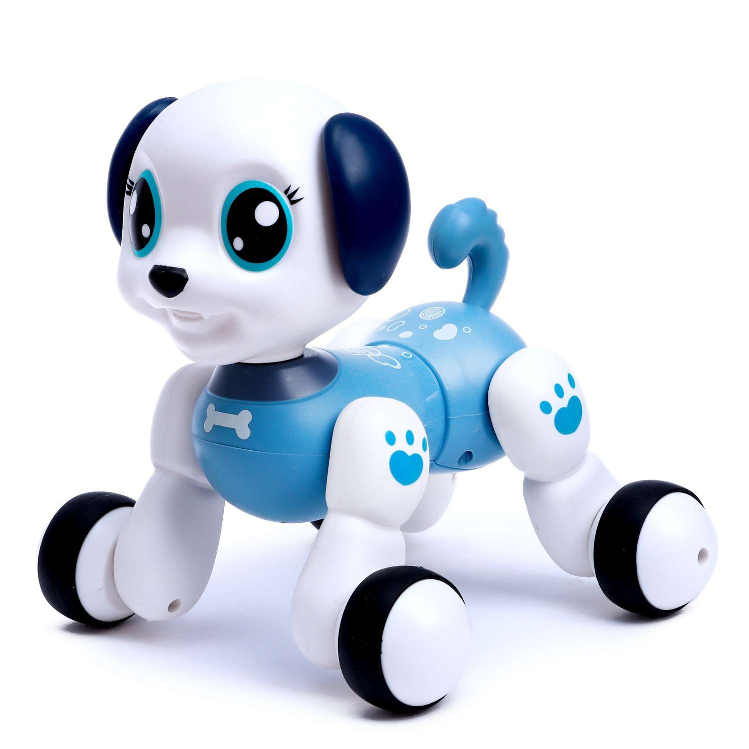 Робот IQ BOT интерактивный «Собачка» радиоуправление звуковые эффекты цвет синий - фото 1