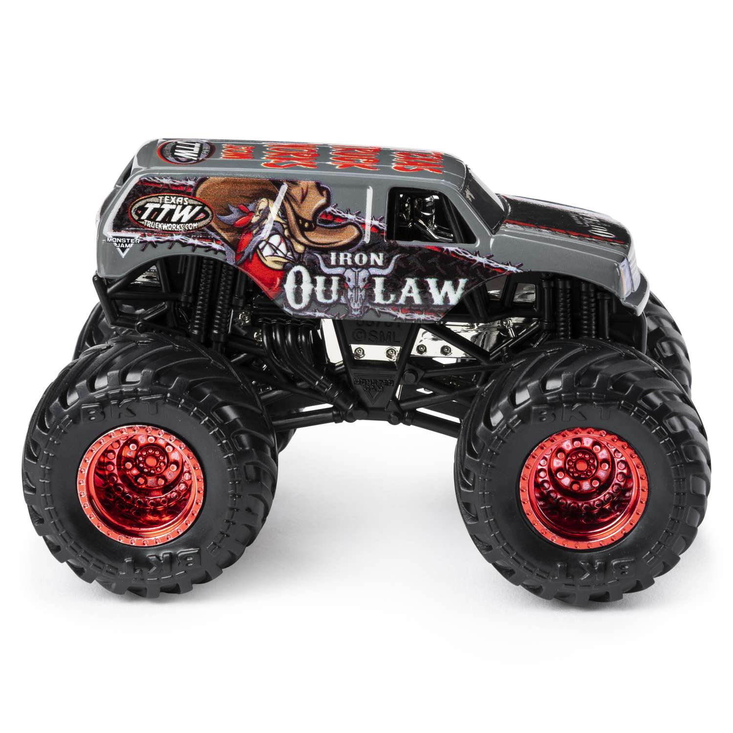 Машинка Monster Jam 1:64 Iron Outlaw 6044941/20116898 6044941 - фото 4