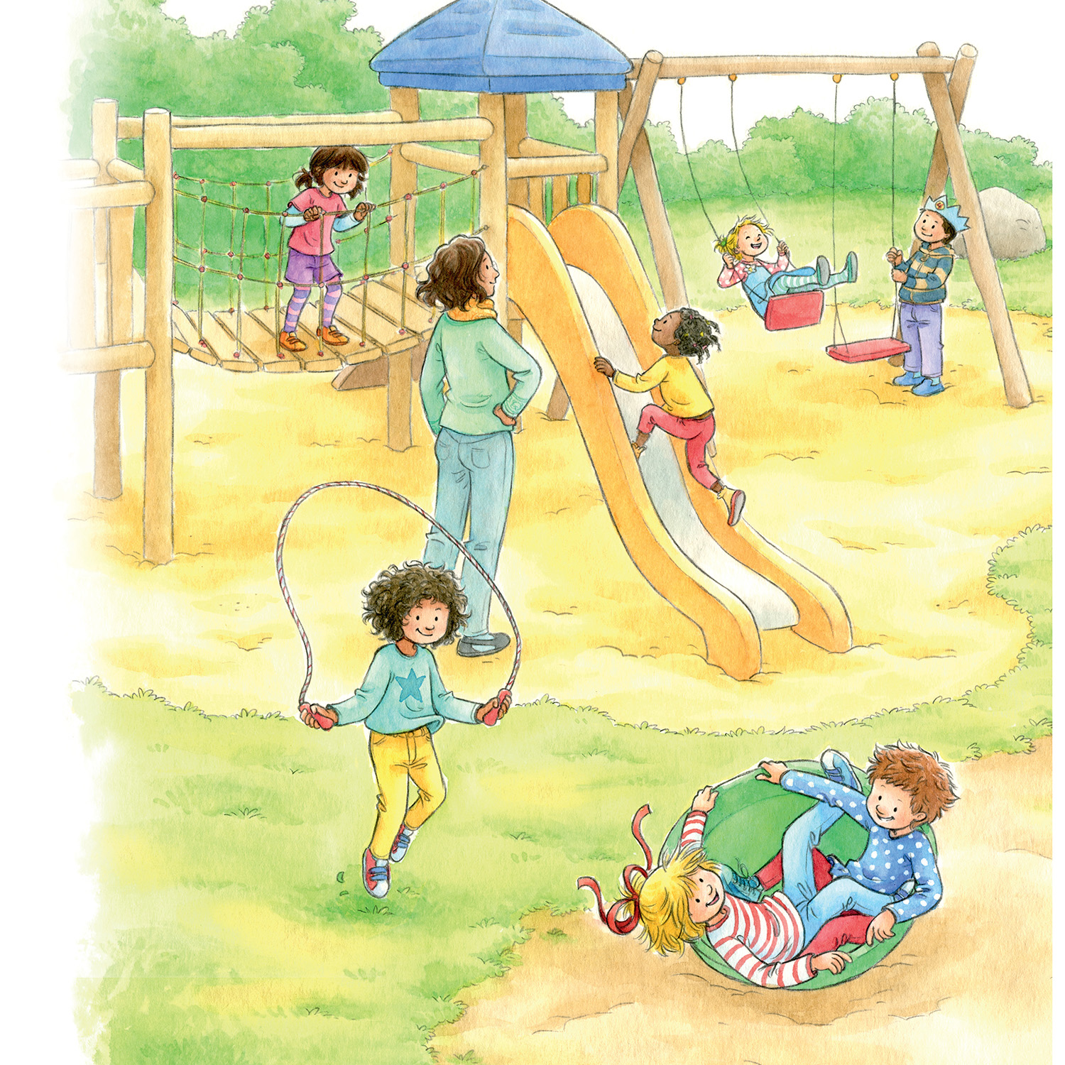 Книга Альпина. Дети Конни идет в детский сад Книги для детей - фото 6