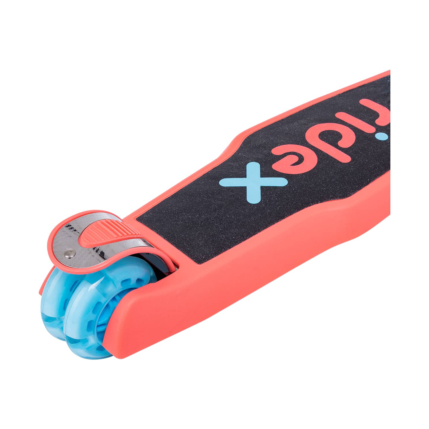 Самокат RIDEX трехколесный 3 wheels scooter Chip 120/80 light blue/coral - фото 6