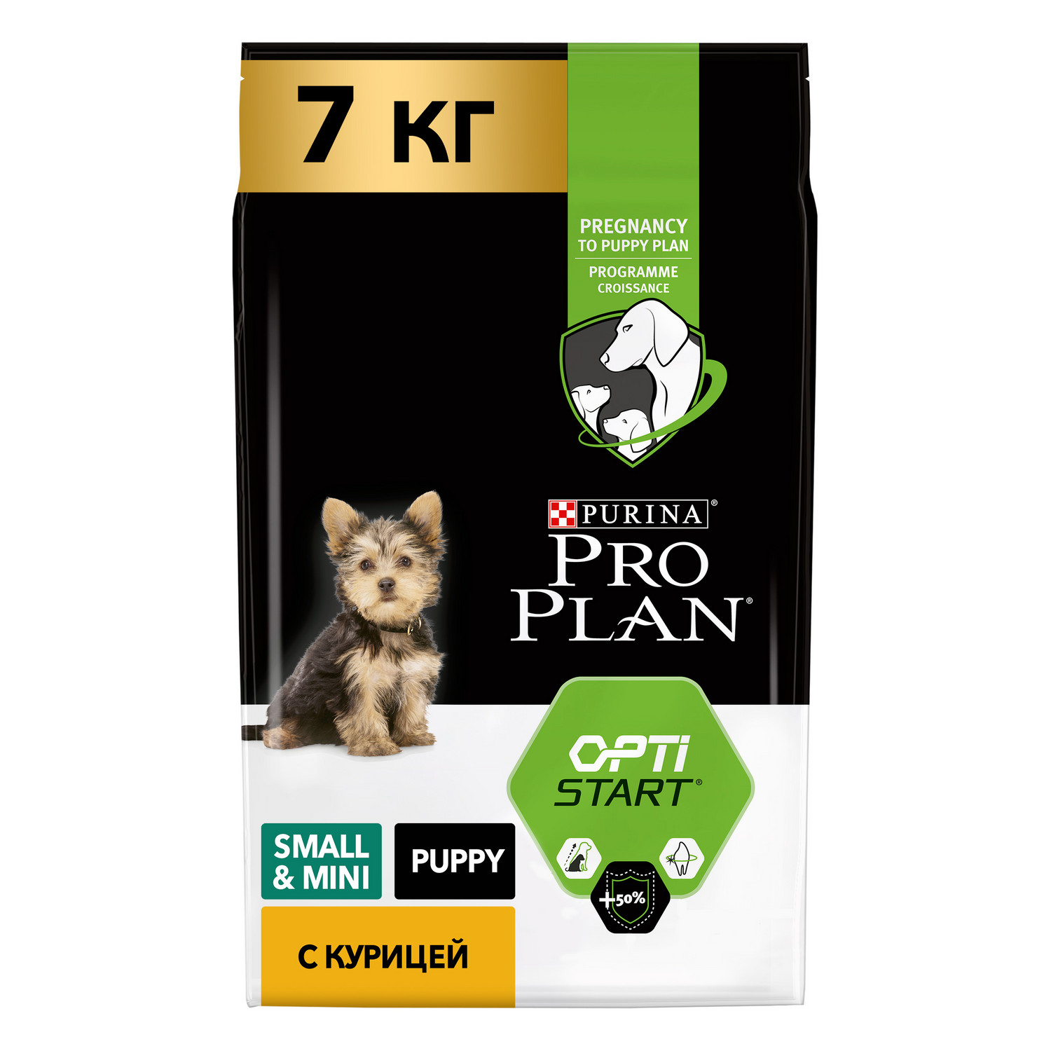 Сухой корм для собак PRO PLAN 7 кг курица (для беременных и кормящих, для здоровья полости рта, полнорационный) - фото 1