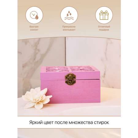 Подарочное полотенце Arya Home Collection 30х30 см 6 штук Case Pink