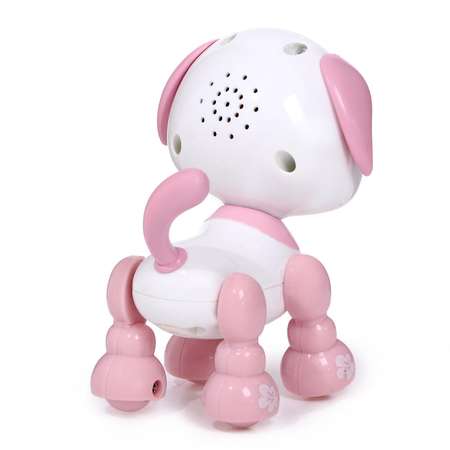 Робот-игрушка интерактивный Zabiaka «Умный дружок». звук. свет. цвет розовый