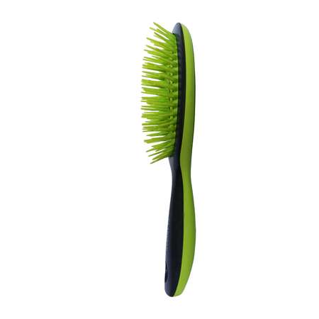 Расческа для волос Clarette массажная продувная с силиконовым зубьями