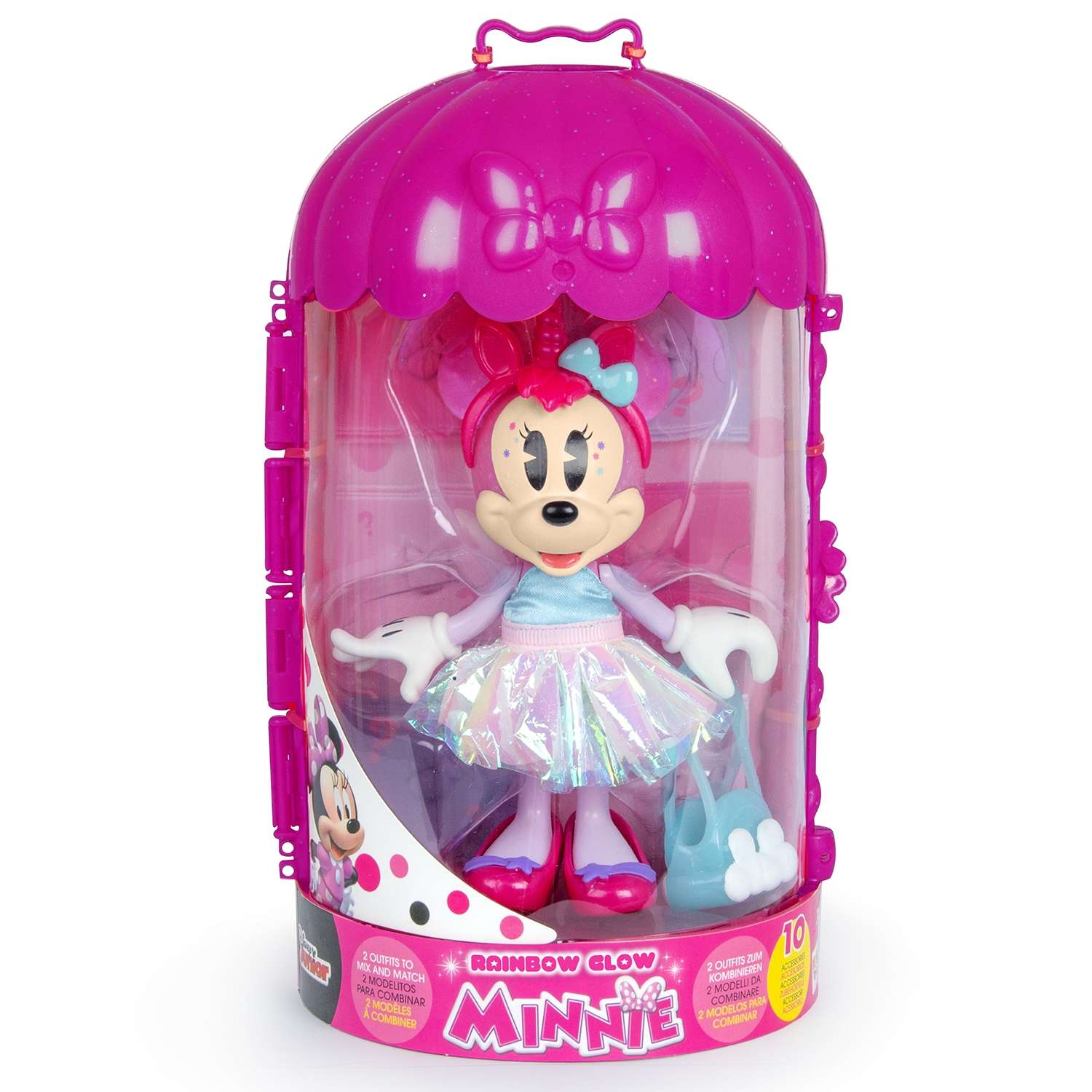 Игровой набор Disney Минни: Гардероб с блестящим платьем 15 см - фото 2