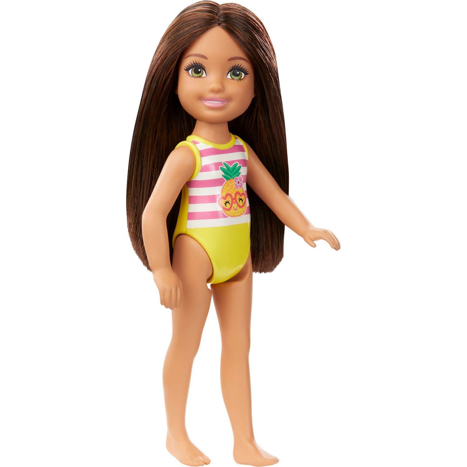 Кукла Barbie Челси в купальнике Шатенка GHV57 GLN73 - фото 1