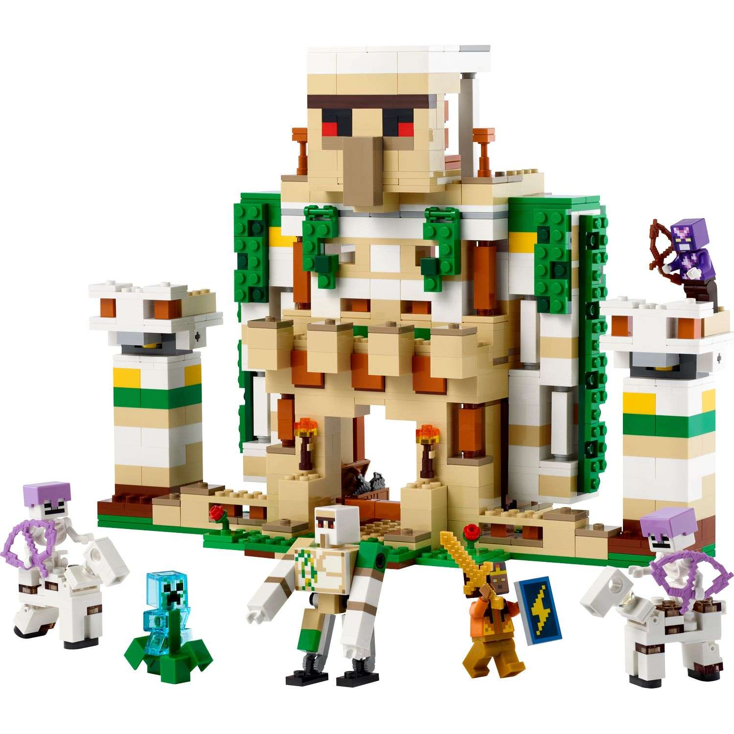 Конструктор LEGO Minecraft The Iron Golem Fortress 21250 - фото 2