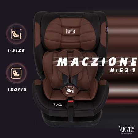 Автокресло Nuovita Maczione NiS3-1 Шоколад