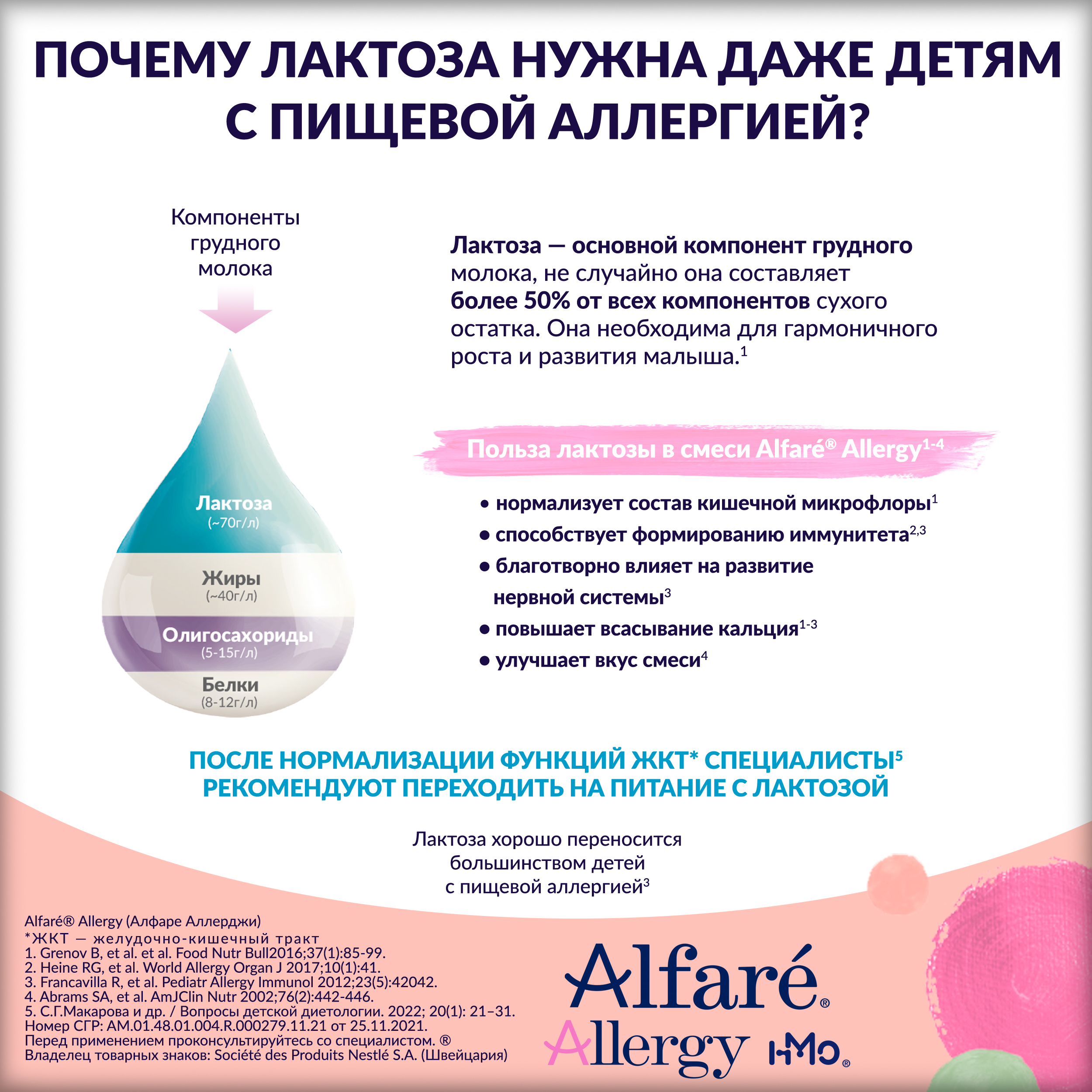 Смесь Nestle Alfare Allergy HMO 400г с 0месяцев - фото 9