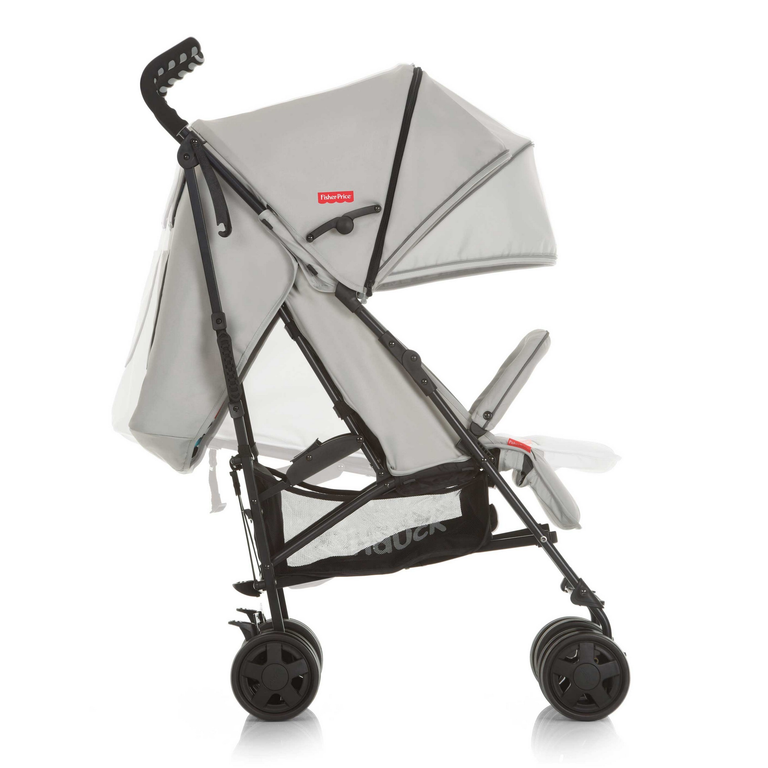 Коляска прогулочная Fisher Price Palma Plus Gumball Grey - фото 4