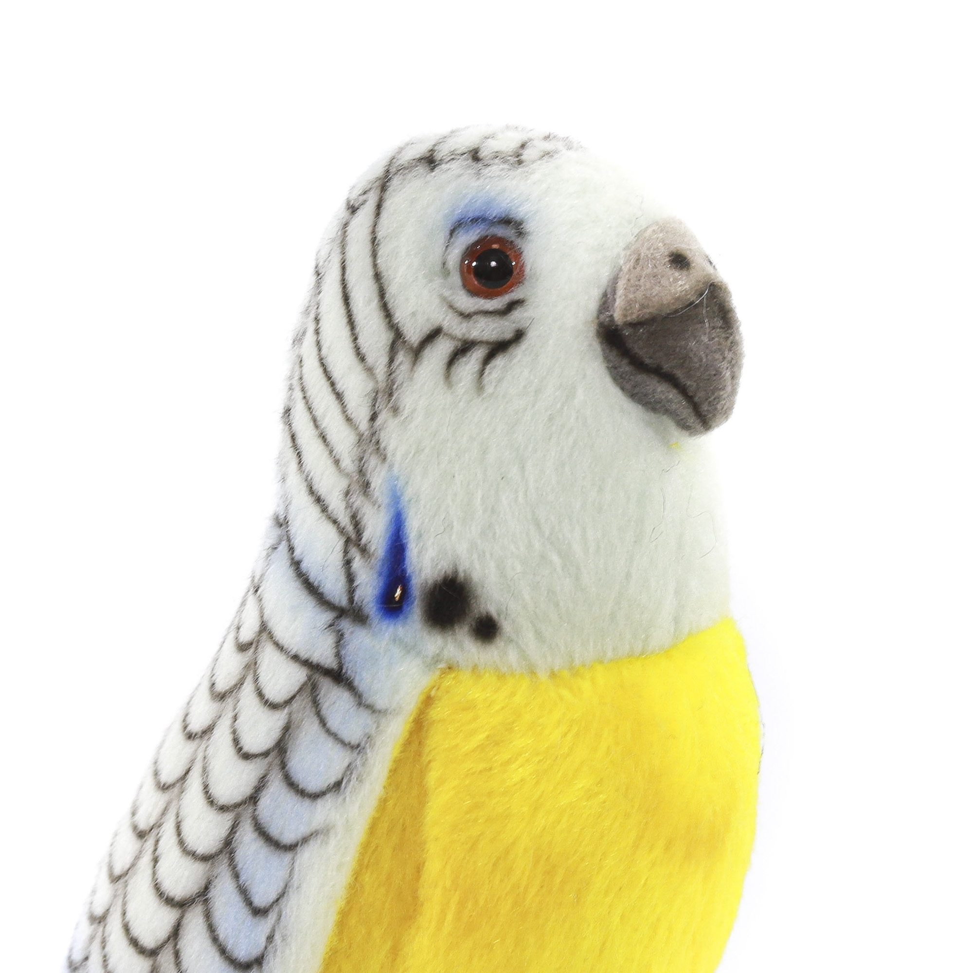 Реалистичная игрушка HANSA Попугай волнистый голубой 15 см - фото 11