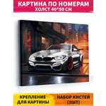 Картина по номерам Hobby Paint холст на подрамнике 40х50 см Серебряный стиль