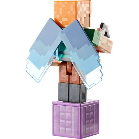 Фигурка Minecraft Алекс с элитрами с аксессуарами GCC26
