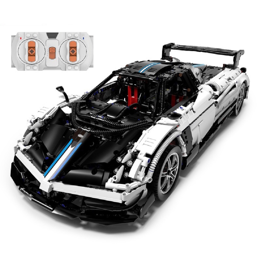 Конструктор Rastar РУ 1:8 Pagani Huayra BC Белый 2941 элемент - фото 2