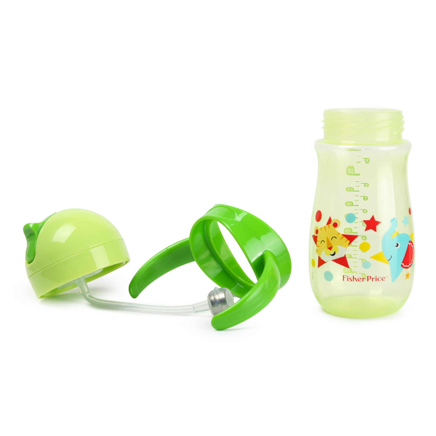 Поильник BabyGo Fisher Price 270мл Green СС-С1-1051 - фото 5