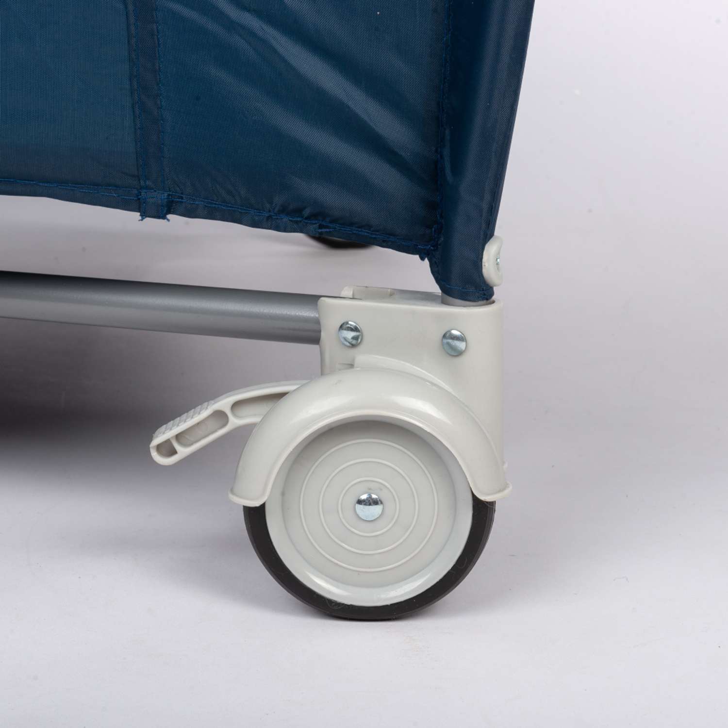Складной детский манеж-кровать Solmax с мягким матрасом на колесиках синий HW97979 HW97979 - фото 12