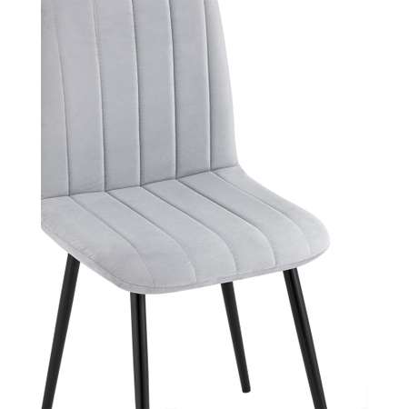 Комплект стульев Фабрикант 4 шт Easy велюр светло-серый