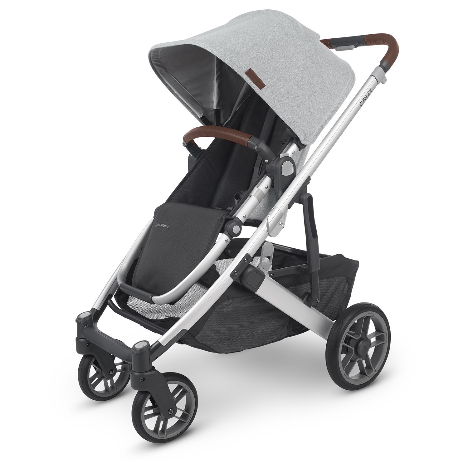 Коляска прогулочная UPPAbaby Cruz V2 Stella серебристый меланж - фото 1