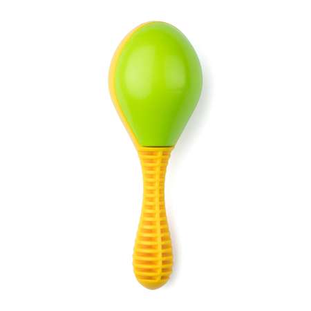 Погремушка Halilit пластмассовая с ручкой Маракас цвет зеленый