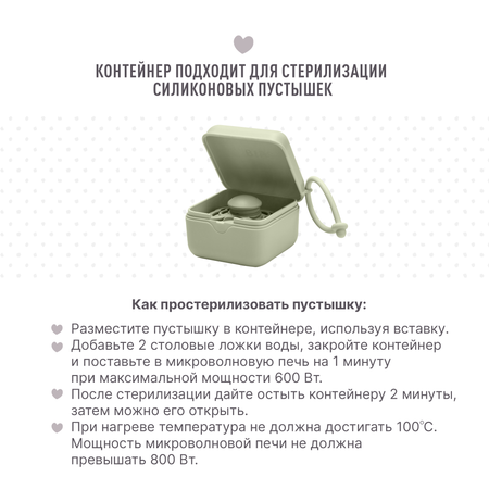 Контейнер для пустышки BIBS Sage