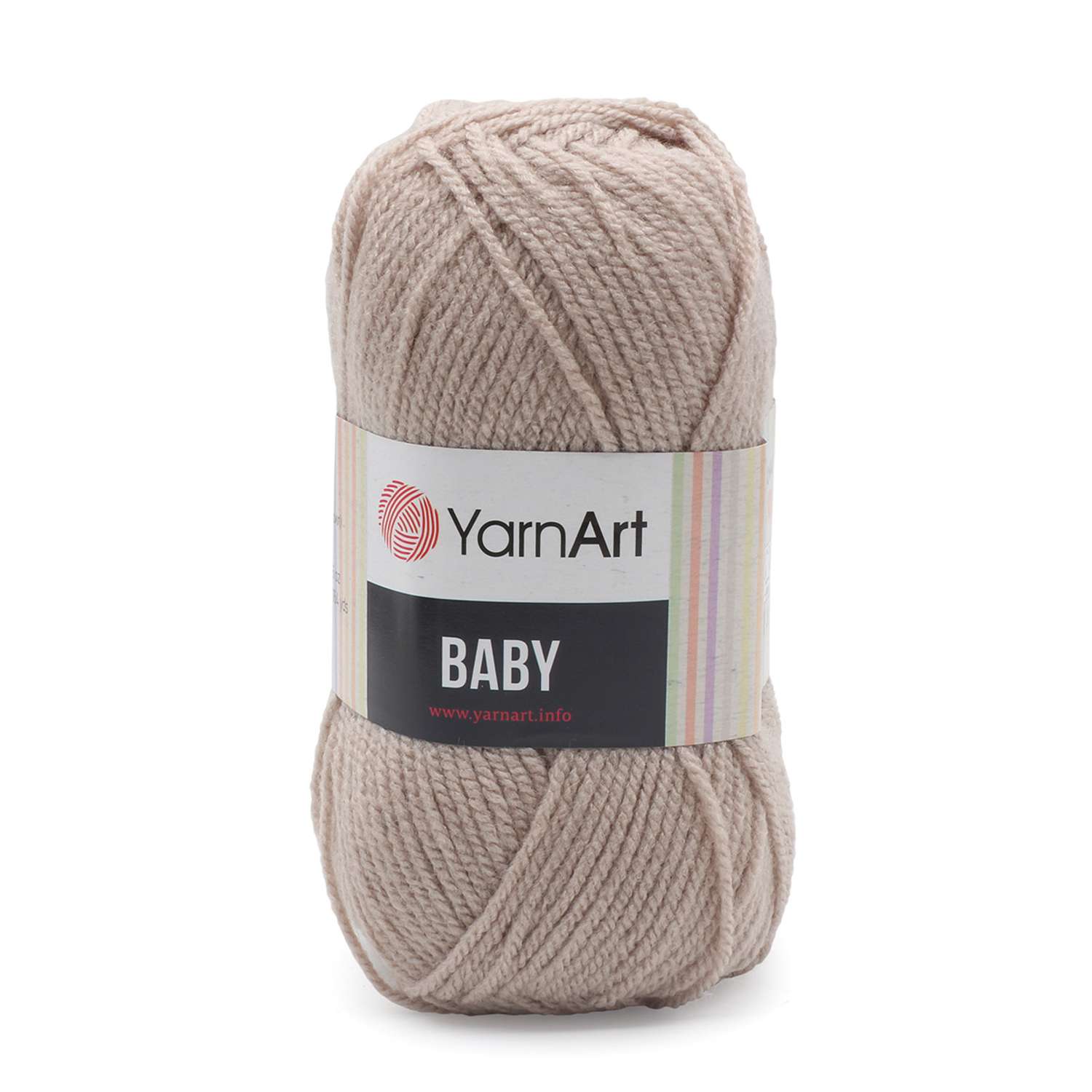 Пряжа для вязания YarnArt Baby 50 гр 150 м акрил мягкая детская 5 мотков 857 дымчатый - фото 7