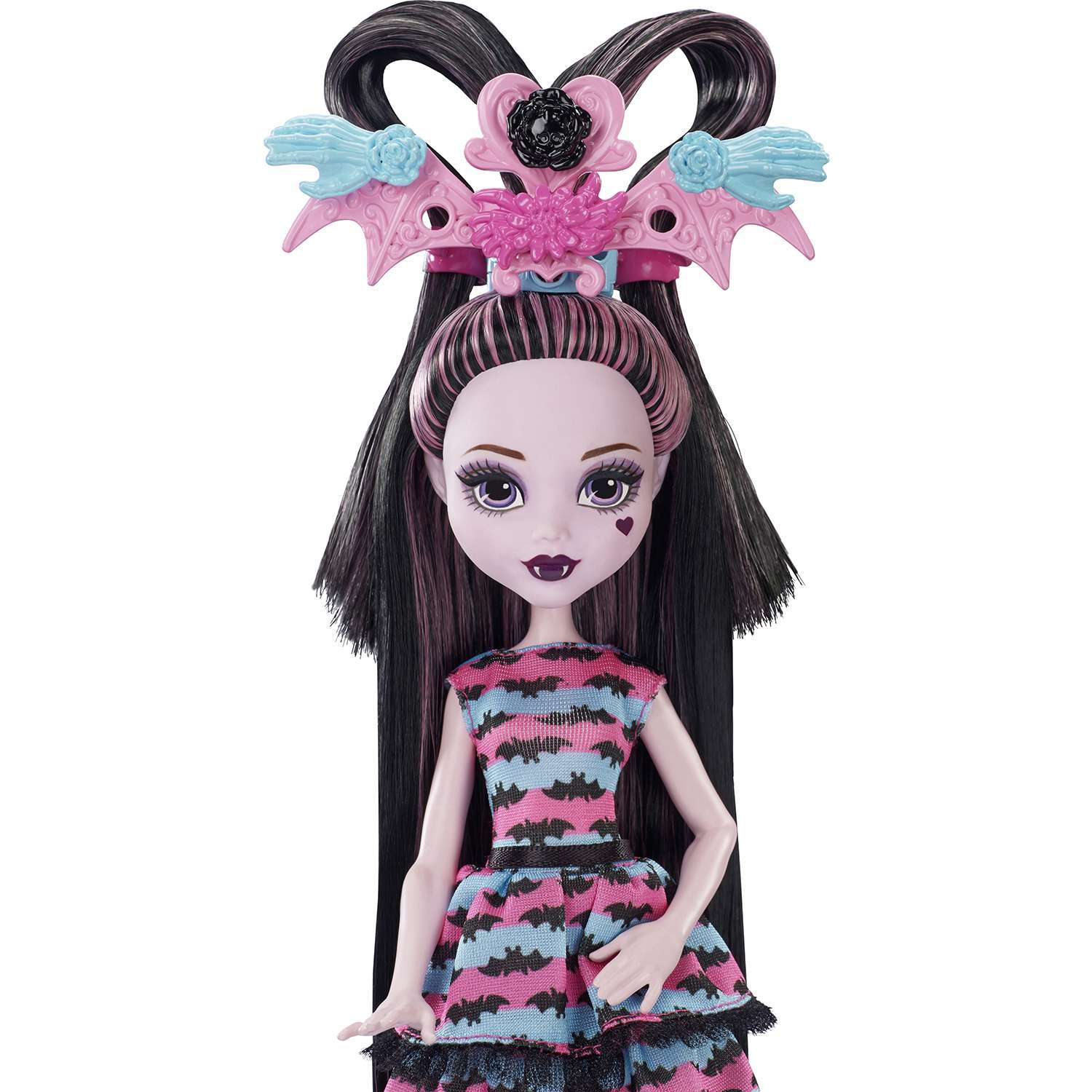 Кукла Monster High Стильные прически Дракулауры DVH36 - фото 5