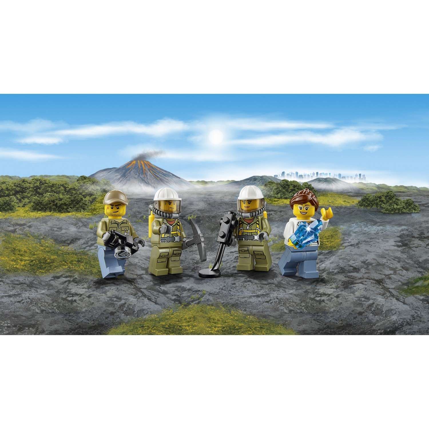 Конструктор LEGO City Volcano Explorers Набор для начинающих "Исследователи Вулканов" (60120) - фото 6