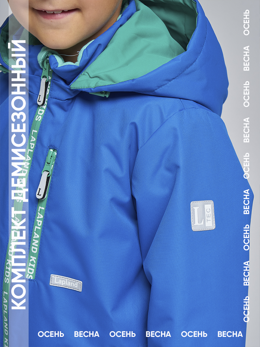 Куртка+Брюки Lapland КМ16-9Однотон-р/Синий-зеленый - фото 18