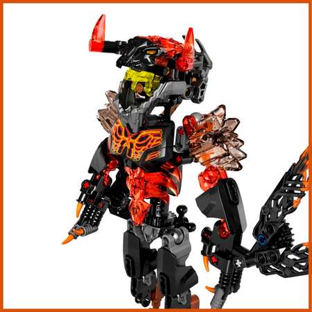 Игрушка LX Конструктор Bionicle Лава монстр 114 деталей