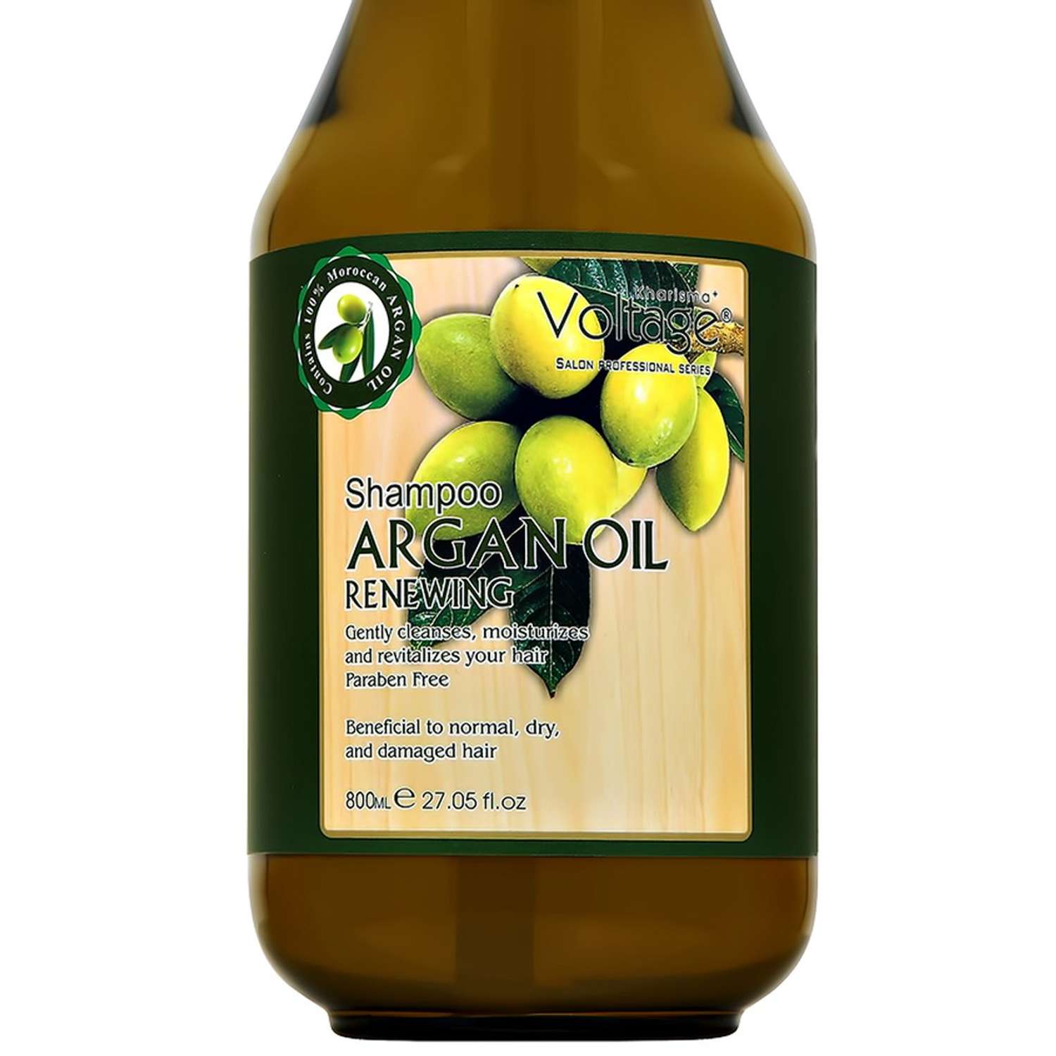 Шампунь Kharisma Voltage Argan oil восстанавливающий с маслом арганы 800 мл - фото 5