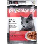 Корм консервированный ProBalance Active для активных кошек 85 г